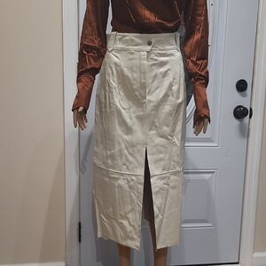 Ted baker leather pencil skirt